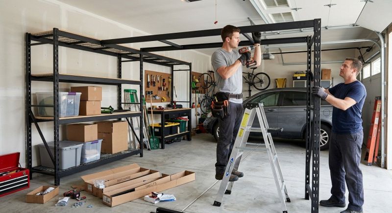 Garage Tool Rack Installation in Charlotte, NC