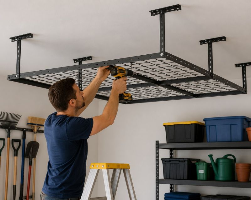 Garage Tool Rack Installation in Arlington, VA