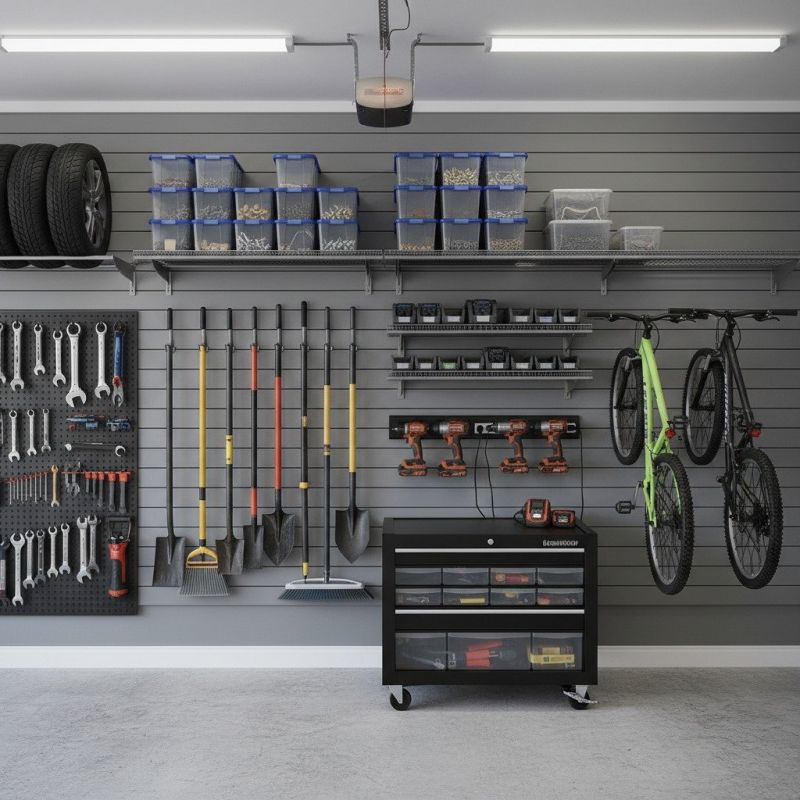 Garage Tool Rack Installation in Arlington, VA